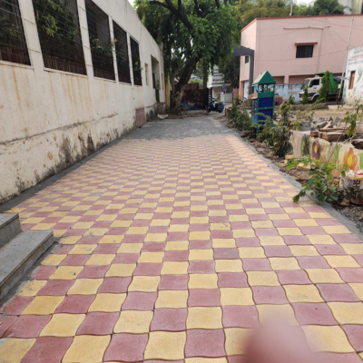 Paver Block Road Construction